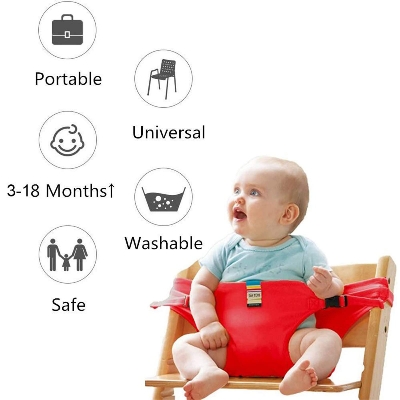 Picture of Foldable Baby Chair Safety Strap Portable Kids Chair Safety Belt Infant Car Seat Dining Belt Child Protection Belt