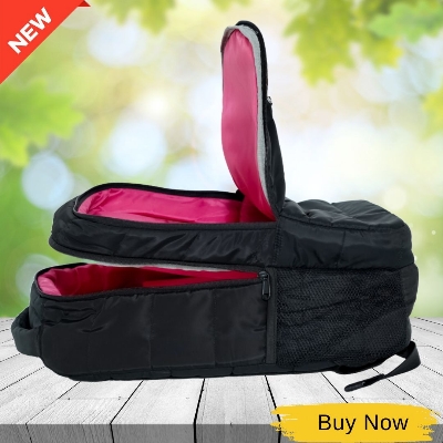 Picture of Givova Holland Quilted Padded Backpack Givova Unisex Multipocket Waterproof Black Backpack