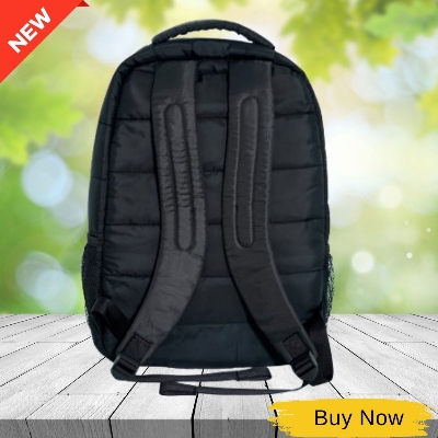 Picture of Givova Holland Quilted Padded Backpack Givova Unisex Multipocket Waterproof Black Backpack