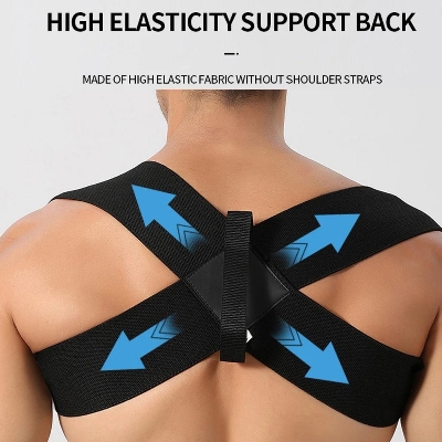 Picture of 1Pcs Adjustable Posture Corrector for Men Women - Upper Back Spine, Neck, Shoulder Clavicle Orthopedic Brace - for Bad Posture