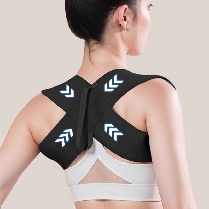 Picture of 【Popular Categories】 Back Brace Posture Corrector Belt Lumbar Shoulder Support Breathable Elastic Back Posture Correction Back Spine Orthopedic Brace BOYUAN