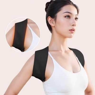 Picture of 【Popular Categories】 Back Brace Posture Corrector Belt Lumbar Shoulder Support Breathable Elastic Back Posture Correction Back Spine Orthopedic Brace BOYUAN