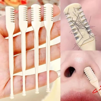 Picture of 1pcs Manual Nose/Ear Hair Trimmer Double Head Nostril Cleaning Safety Protected