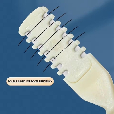 Picture of 1pcs Manual Nose/Ear Hair Trimmer Double Head Nostril Cleaning Safety Protected