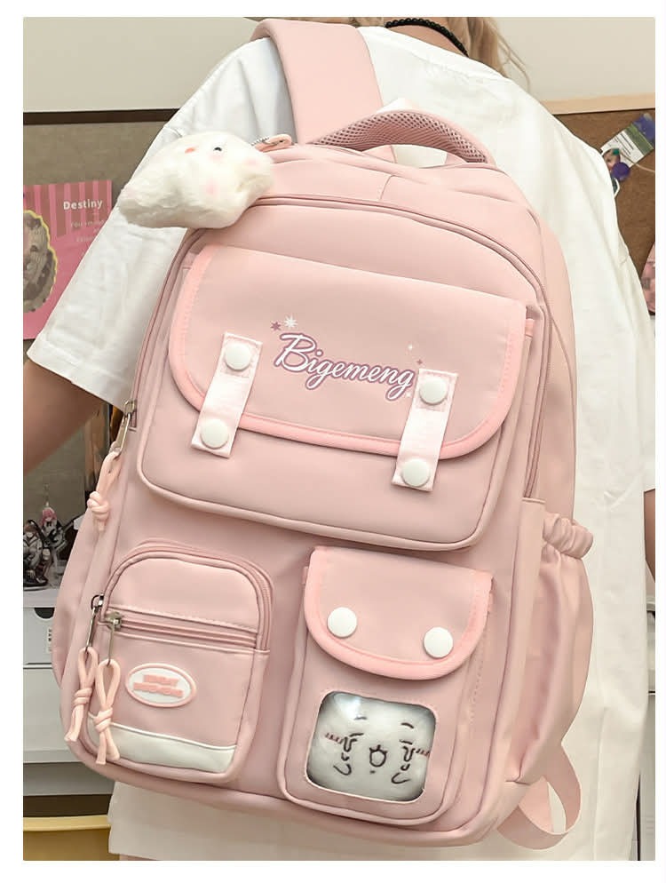 Picture of School Bags For Girls Boy Big Capacity Backpack Shouler Bags Anti Theft Waterproof Daily Travel Back Pack Ladies Bagpack School Bag