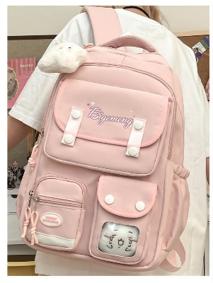Picture of School Bags For Girls Boy Big Capacity Backpack Shouler Bags Anti Theft Waterproof Daily Travel Back Pack Ladies Bagpack School Bag