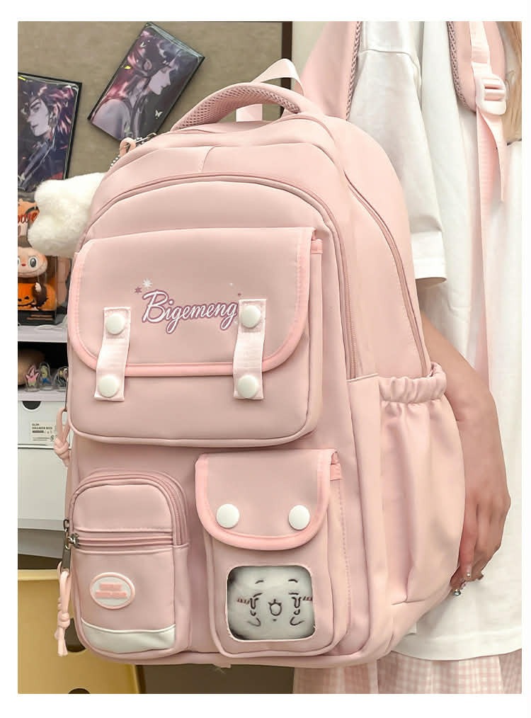 Picture of School Bags For Girls Boy Big Capacity Backpack Shouler Bags Anti Theft Waterproof Daily Travel Back Pack Ladies Bagpack School Bag