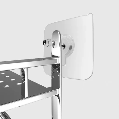 Picture of Screw Hooks with Nut Self Adhesive Hanging Holder Shelf Rack Mounted Photo Picture Wall Free Drill Kitchen Bathroom Decor