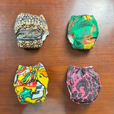 Picture of 1 Pc Reusable Cloth Baby Diapar for Newborn Babies to 3 Years Old Baby