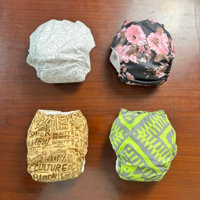 Picture of 1 Pc Reusable Cloth Baby Diapar for Newborn Babies to 3 Years Old Baby