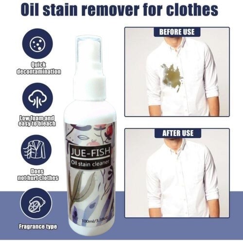 Picture of কাপড়ের জেদি দাগ দূর করুন New Oil Stain Remover For Clothes, Emergency Stain Remover No Harm To Clothing