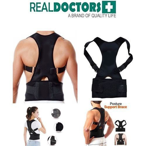 Picture of Real Doctors Sweat Belt Posture Brace Shoulder Back Support