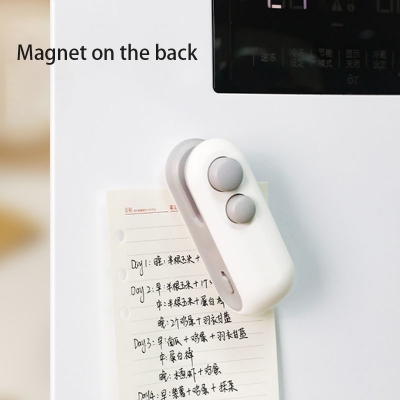 Picture of Mini Plastic Bag Sealer Portable Food Snack Sealing Machine USB Rechargeable Hand Pressure Heat-sealing Device