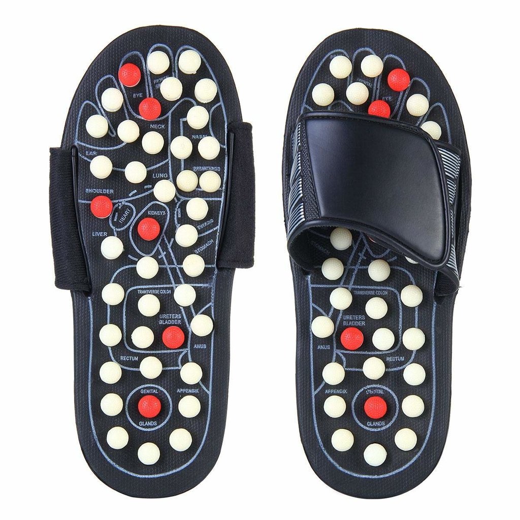 Picture of ফুট ম্যাসেজ স্যান্ডেল - Foot Massage Slippers Sandal Rotating Acupuncture Points For Women Men