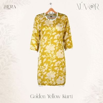 Picture of Golden Yellow Kurti 