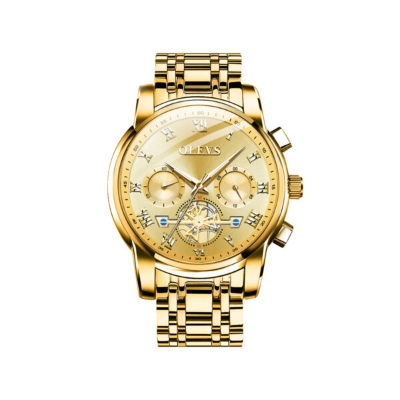 Picture of Olevs 2859 Luxury Business Chronograph Men’s Watch – Golden