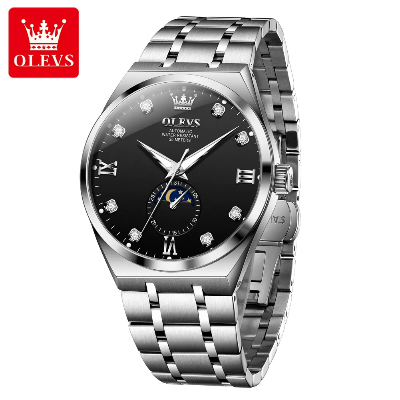 Picture of OLEVS 7069 Mechanical Business Class Men’s Watch-Silver Gray