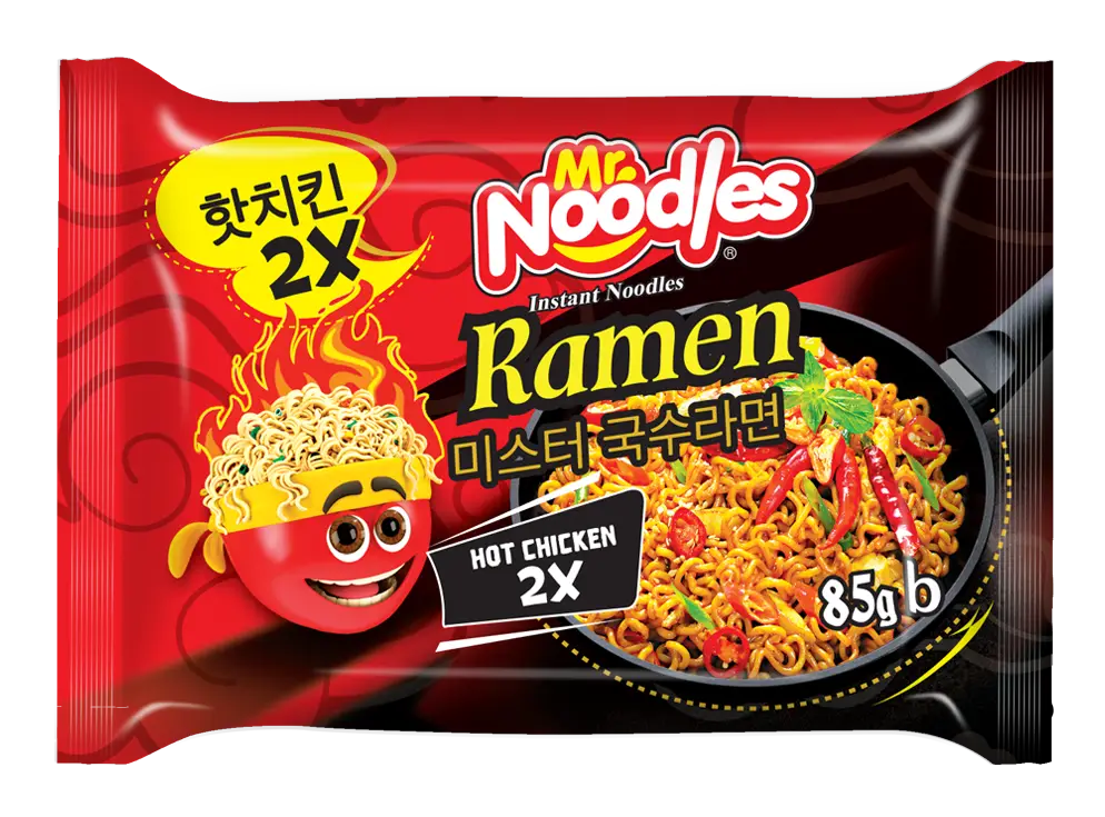Picture of MR. NOODLES RAMEN 85GM HOT CHICKEN 2X SP