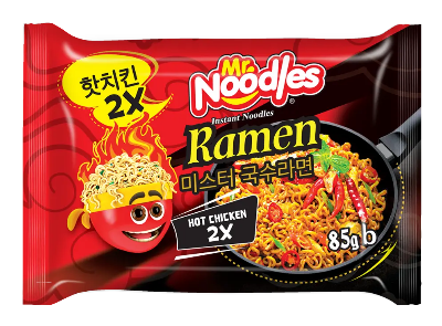 Picture of MR. NOODLES RAMEN 85GM HOT CHICKEN 2X SP