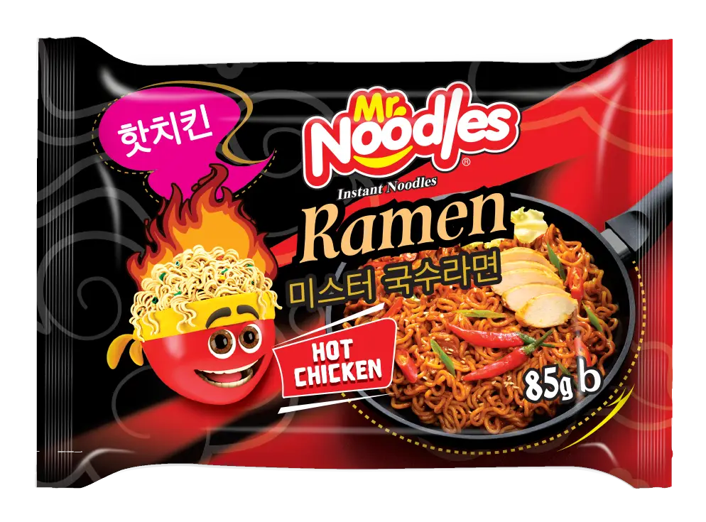 Picture of MR. NOODLES RAMEN 85GM HOT CHICKEN FLV L