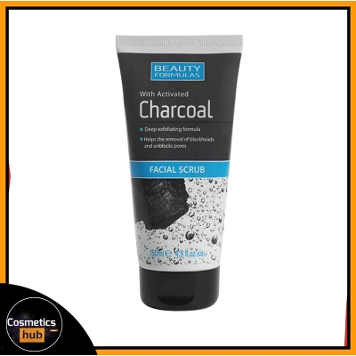 Picture of Beauty Formulas Charcoal Facial Scrub 150ml
