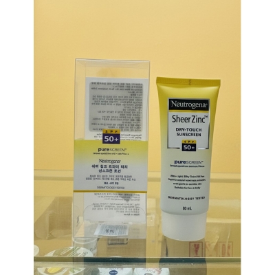 Picture of Neutrogena Sheer Zinc Dry-Touch Sunscreen Broad Spectrum SPF 50 80ml