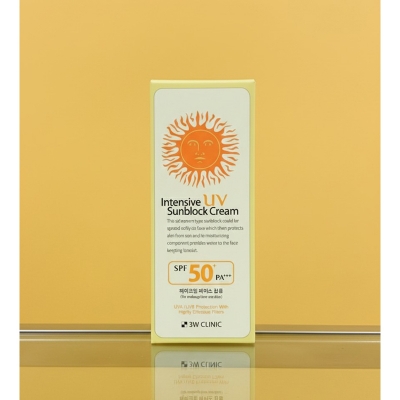 Picture of 3W Clinic Intensive UV Sunblock Cream SPF 50+PA+++ 70ml