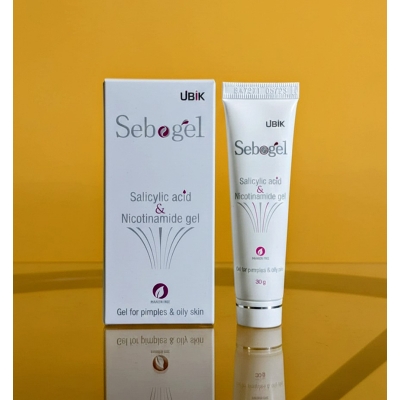 Picture of Sebogel Salicylic Acid & Nicotinamide Gel For Pimples And Oily Skin (30ml)