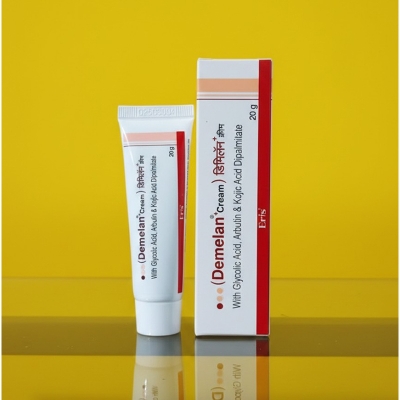 Picture of Eris Demelan Cream with Glycolic Acid, Arbutin & Kojic Acid Dipalmitate  20g
