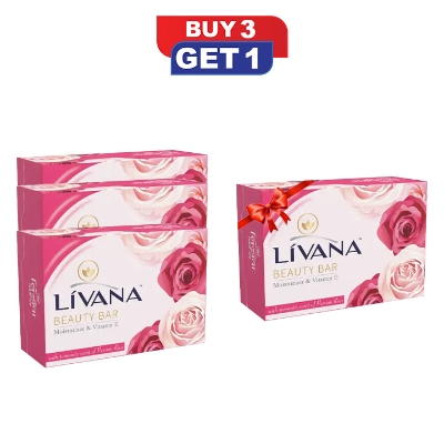 Picture of LIVANA BEAUTY BAR PINK 100GM 47560