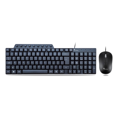 Picture of A.TECH Keyboard Mouse Combo Set(KB8801M) (OP192)- Black