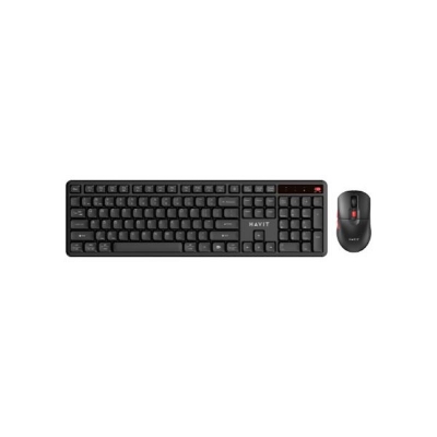 Picture of HAVIT KB261WB DUAL MODE WIRELESS KEYBOARD & MOUSE COMBO- Black