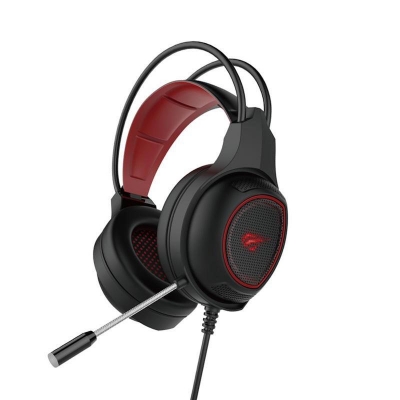 Picture of HAVIT HV-H2239D 3.5mm audio jack+USB gaming headphone, immersive sound and versatile connectivity for an enhanced gaming experience. - Black