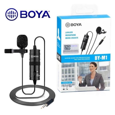 Picture of BOYA BY-M1 Microphone For Smartphones DSLR Cameras PC- Black