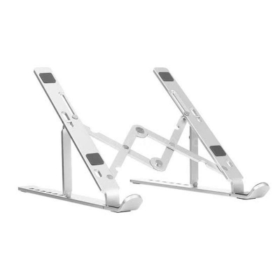 Picture of Laptop Stand Creative Folding Storage Bracket for 10-17 inch Tablets Notebook Laptop  Aluminum Alloy - silver