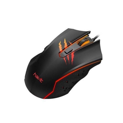 Picture of HAVIT MS1027 COOL RGB LED GAMING OPTICAL MOUSE- Black
