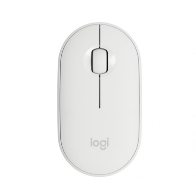 Picture of Logitech M350 Pebble Bluetooth and Wireless Mouse -Off White
