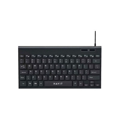 Picture of HAVIT KB224 79 KEYS MINI USB KEYBOARD- Black