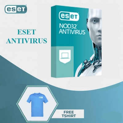 Picture of ESET NOD32 Antivirus 1user 1year with Free T-shirt