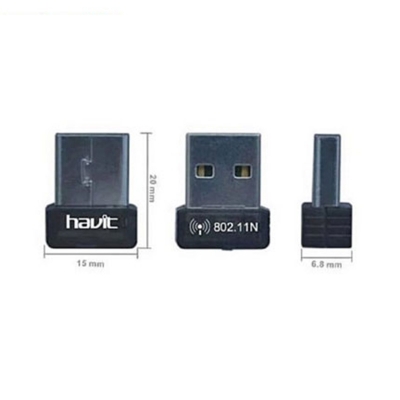 Picture of Havit WF15 150 MBPS Wi-Fi Adapter- Black