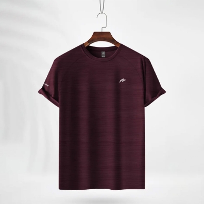 Picture of ZAiAX ELITE SPACE DYED MAROON TSHIRT - SELTM