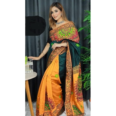 Picture of Half Silk Saree For Women
