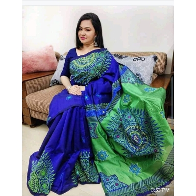 Picture of Half Silk Saree For Women