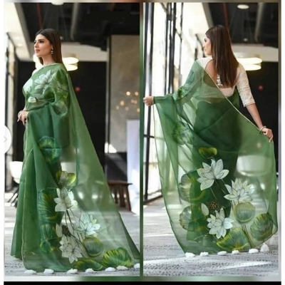 Picture of Half Silk Saree For Women