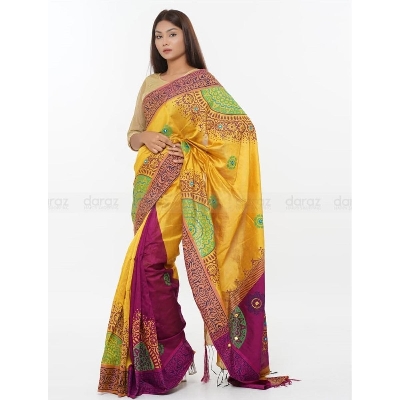 Picture of Half Silk Saree For Women