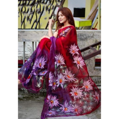 Picture of Half Silk Saree For Women