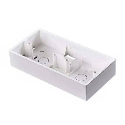 Picture of 1 ps Double Gang Outer Box, Switch Box, MK Tola, Wall Switch MK Back Cover White
