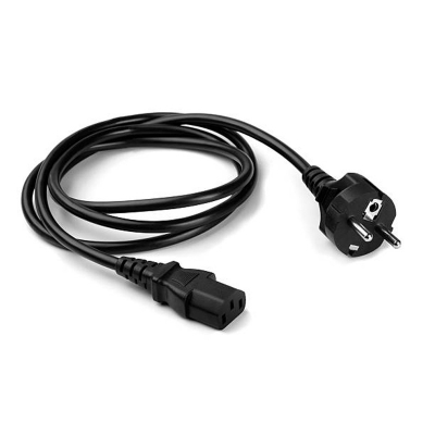 Picture of 220-250 volt AC Power Cable 1 Meter Black