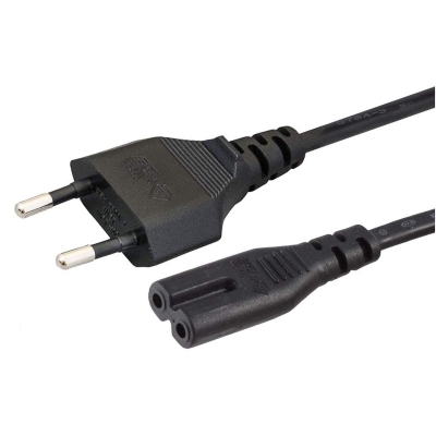 Picture of Universal AC 220v 2 Pin 1.8 Meter Length AC Power Cable Cord For Camera Printer Power Adapter Charger 