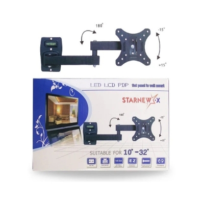 Picture of Single Arm 10-32" LED TV Bracket Swivel TV Wall Mount LCD TV Bracket Black